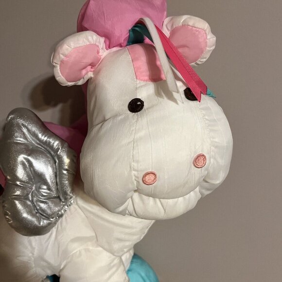 Enchanted Puffalump Pegasus Starfire Fisher Price Vintage 1987 Plush HTF Rare - Picture 10 of 16